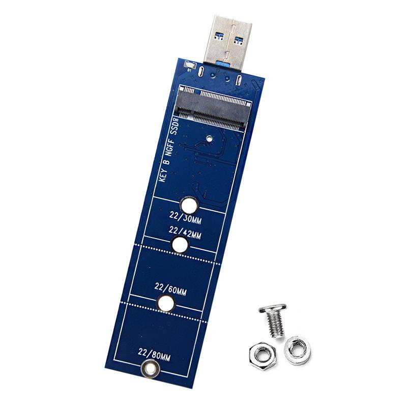 Khuyến mại USB 3.0 sang M.2 SSD USB3.0 sang NGFF B KEY SSD Ổ cứng gắn ngoài Hộp