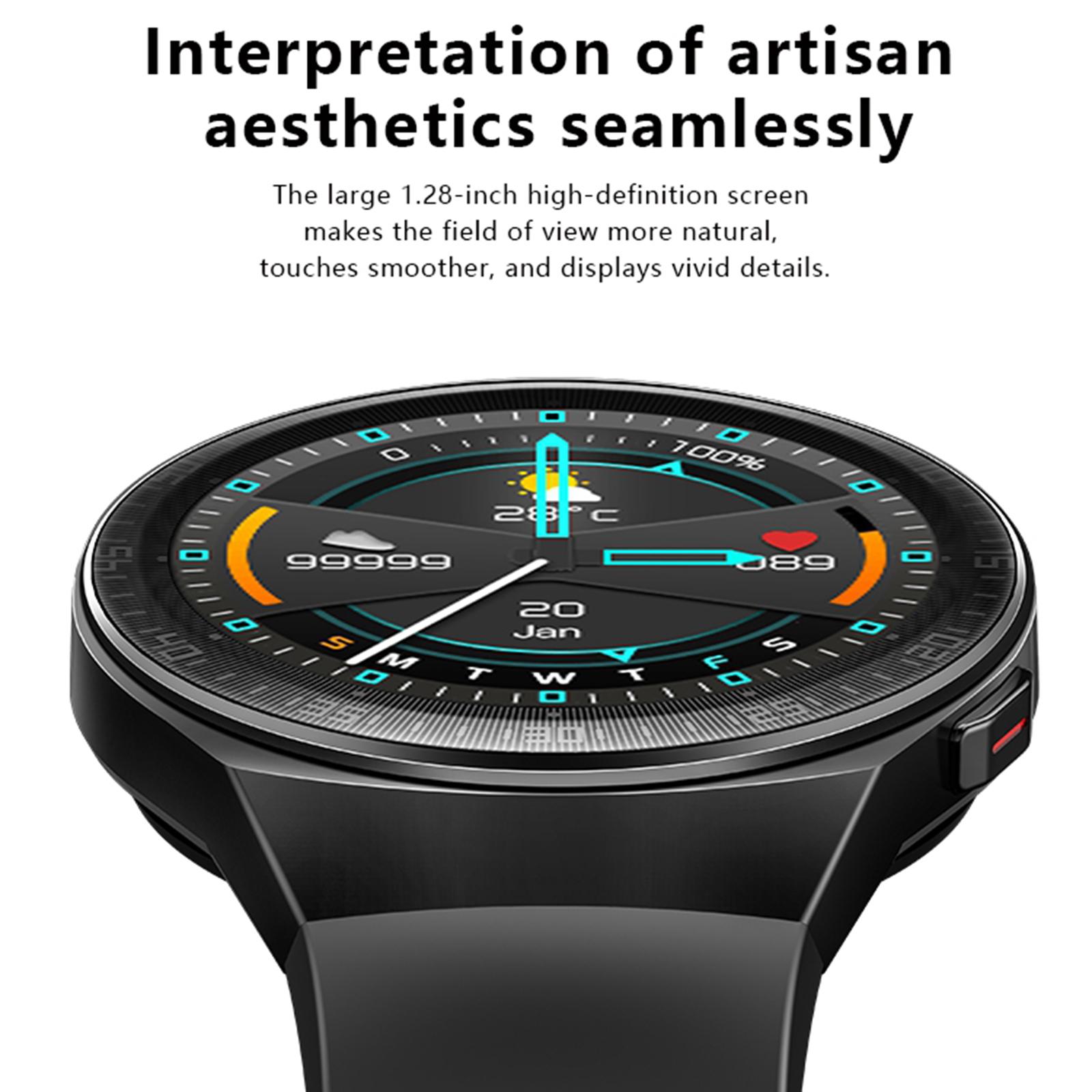 Sport Bluetooth Call Round Smart Watch Fitness Tracker