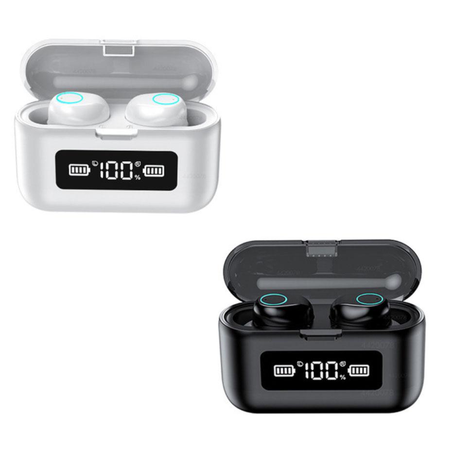 003 Không Dây Bluetooth Tai Nghe TWS Âm Thanh Stereo Tai Nghe Nhét Tai Loại Bỏ Tiếng Ồn Tai Nghe Có Mic Handfree Cho Điện Thoại Di Động