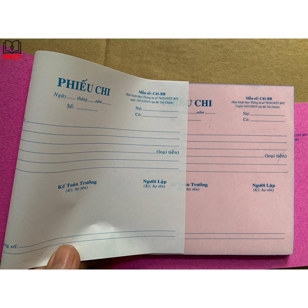 Phiếu chi 2 liên - 12.5 x 18.5 cm