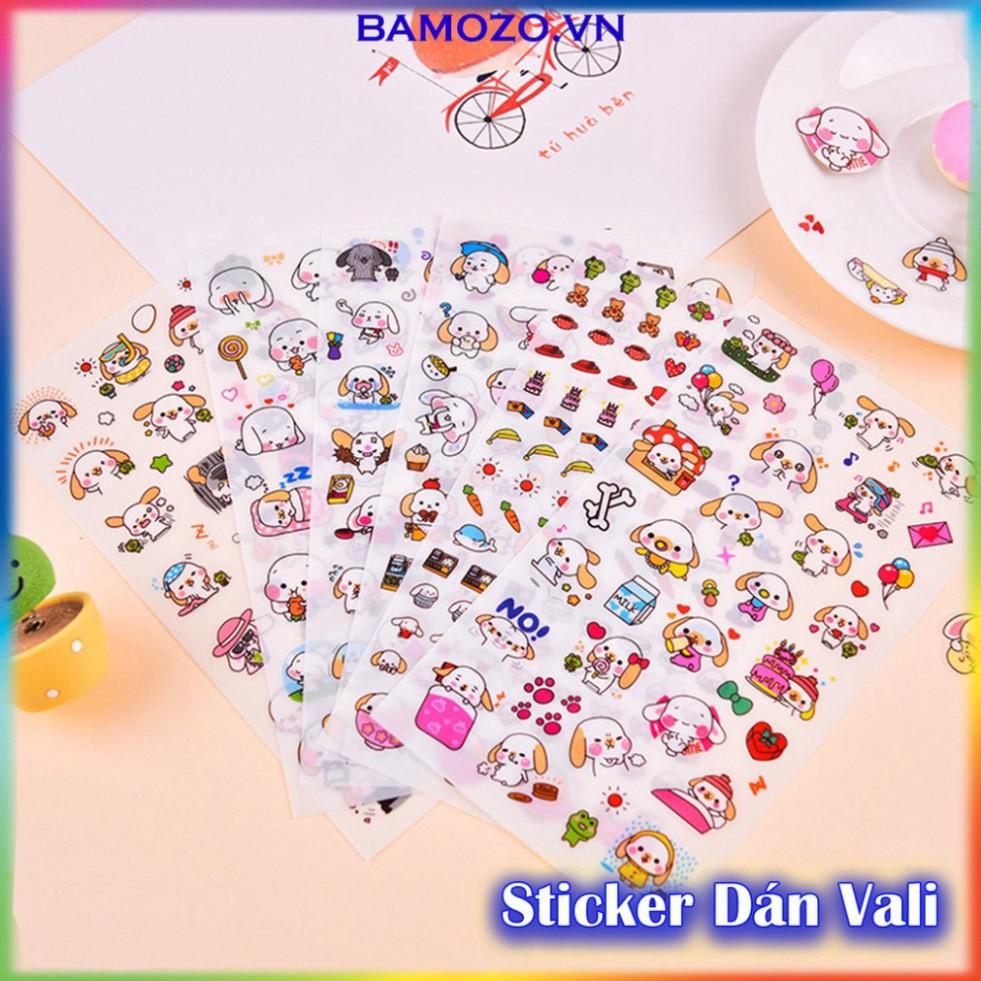 Sticker Cute Bamozo Shop Dán Trang Trí Hoạt Hình Cho Vali Laptop Mũ Bảo Hiểm Quà Tặng Cực Đẹp Vô Cùng Đáng Yêu