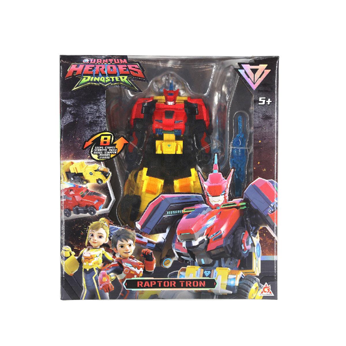 Đồ Chơi Robot Biến Hình Kết Hợp Raptor Tron Sức Mạnh DINOSTER EU580811