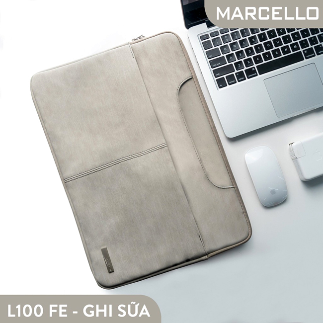 Cặp xách chống sốc cho laptop, macbook Marcello - nhỏ gọn, sang trọng