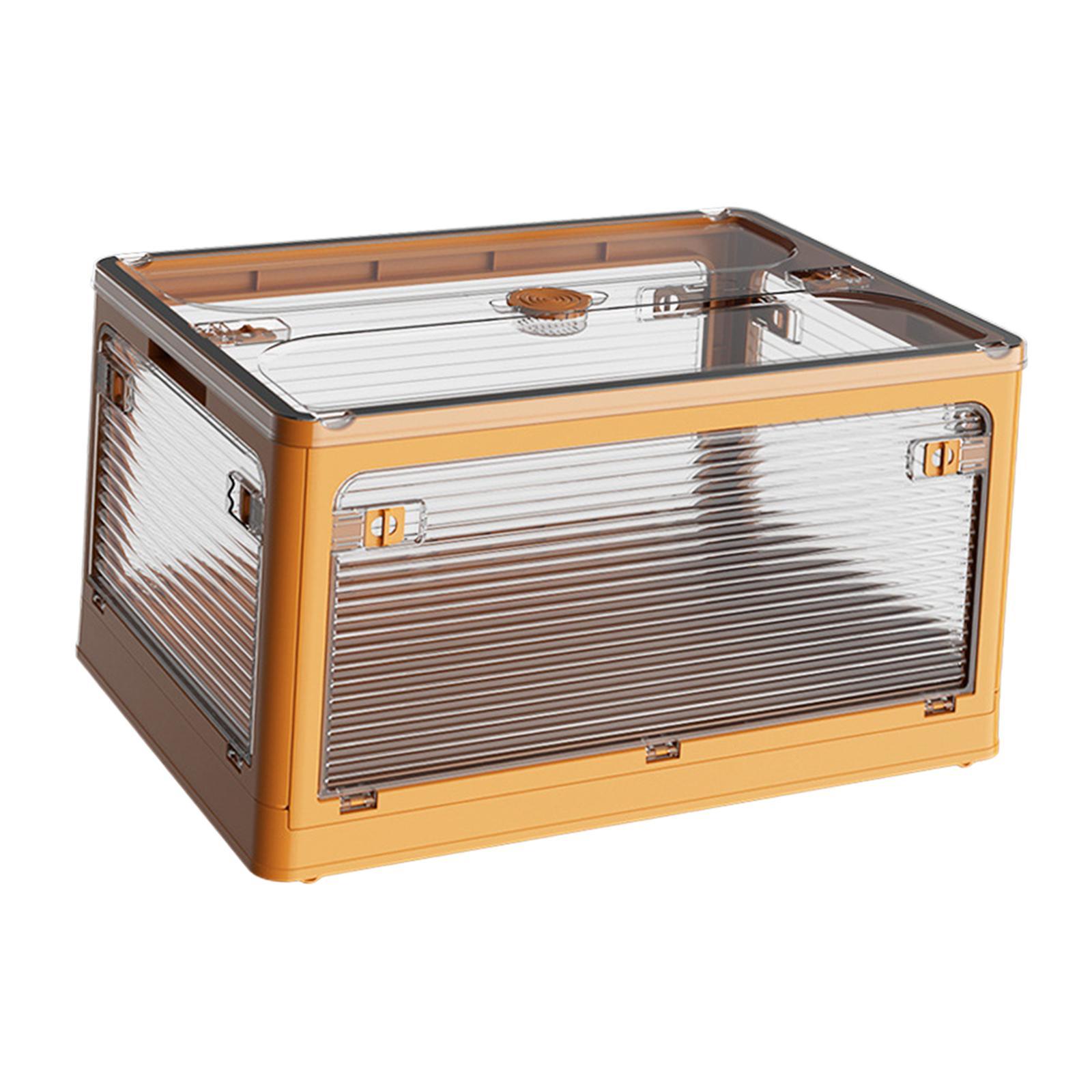 Foldable Storage Box Container Stackable for Office Closet Wardrobe