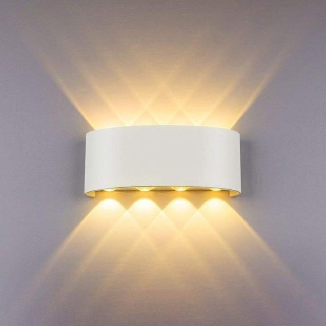 Đèn hắt tường 2 đầu 8w chống nước