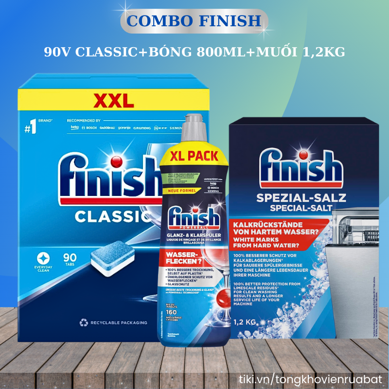 Muối rửa bát Finish 4.0 kg