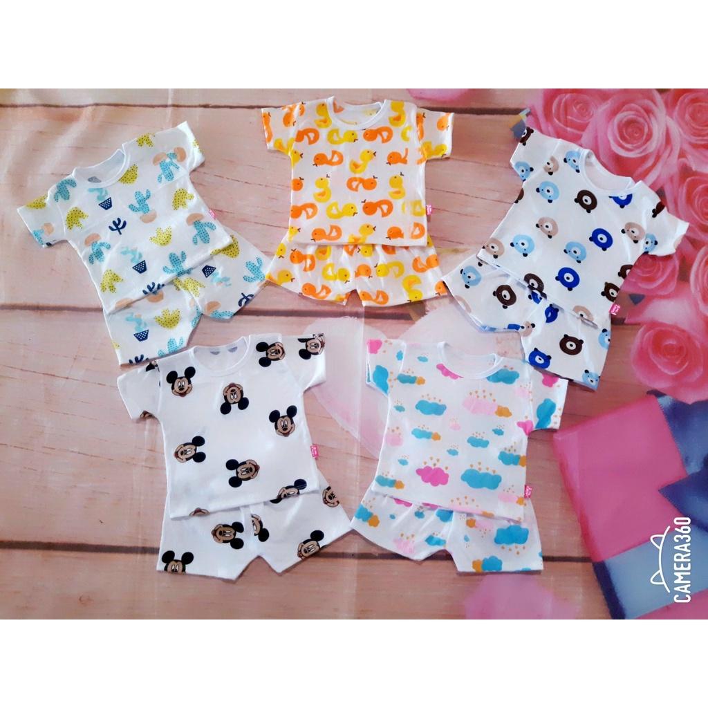 Combo 10 bộ đồ cotton cho bé -COMBO sơ sinh