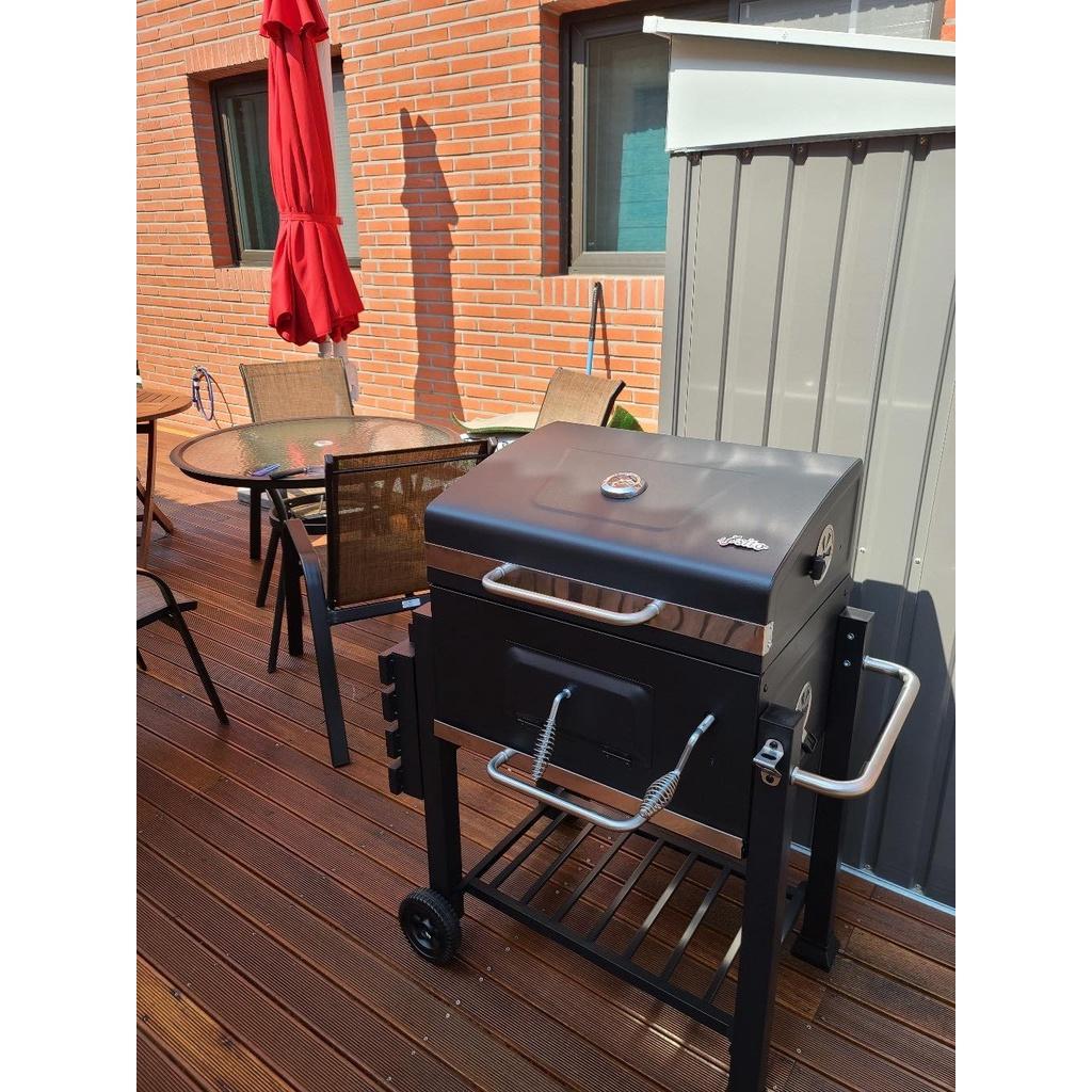 Bếp Nướng Than Hoa Ngoài Trời BBQ SITO, Chất Liệu Thép Sơn Chịu Nhiệt Mạ Chrome, Dùng Cho Gia Đình, Nhà Hàng, Nhập Hàn