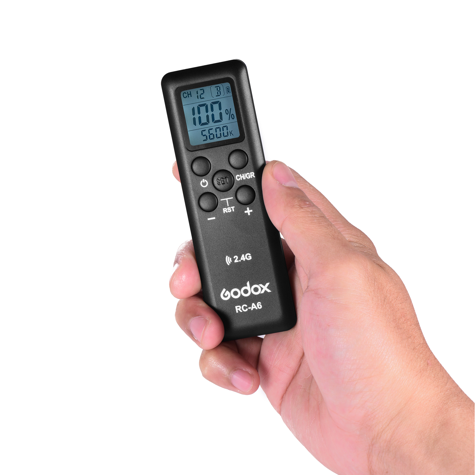 Điều khiển từ xa Godox RC-A6 Truyền dẫn không dây 2.4GHz 32 kênh 16 nhóm Thay thế cho Godox SL150II SL200II