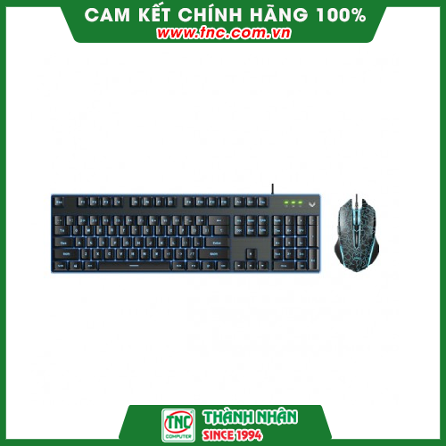 Bộ bàn phím + chuột Rapoo V100S-Hàng chính hãng