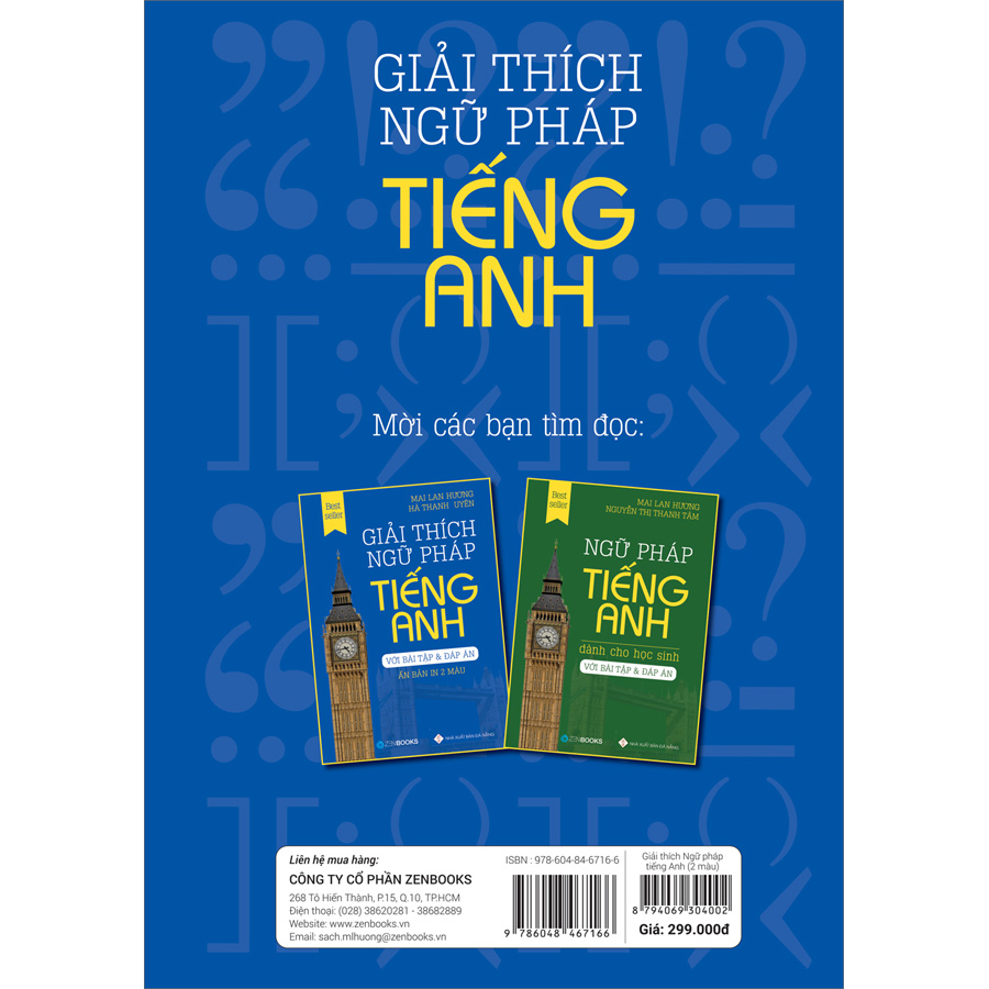 Giải Thích Ngữ Pháp Tiếng Anh (Phiên bản in 2 màu)