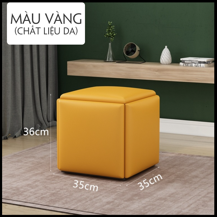 [VIDEO] Bộ Ghế Gấp Gọn. Đôn Ghế Sofa 5 in 1. Ghế Khối Rubik Thiết Kế Sang Trọng, Hiện Đại