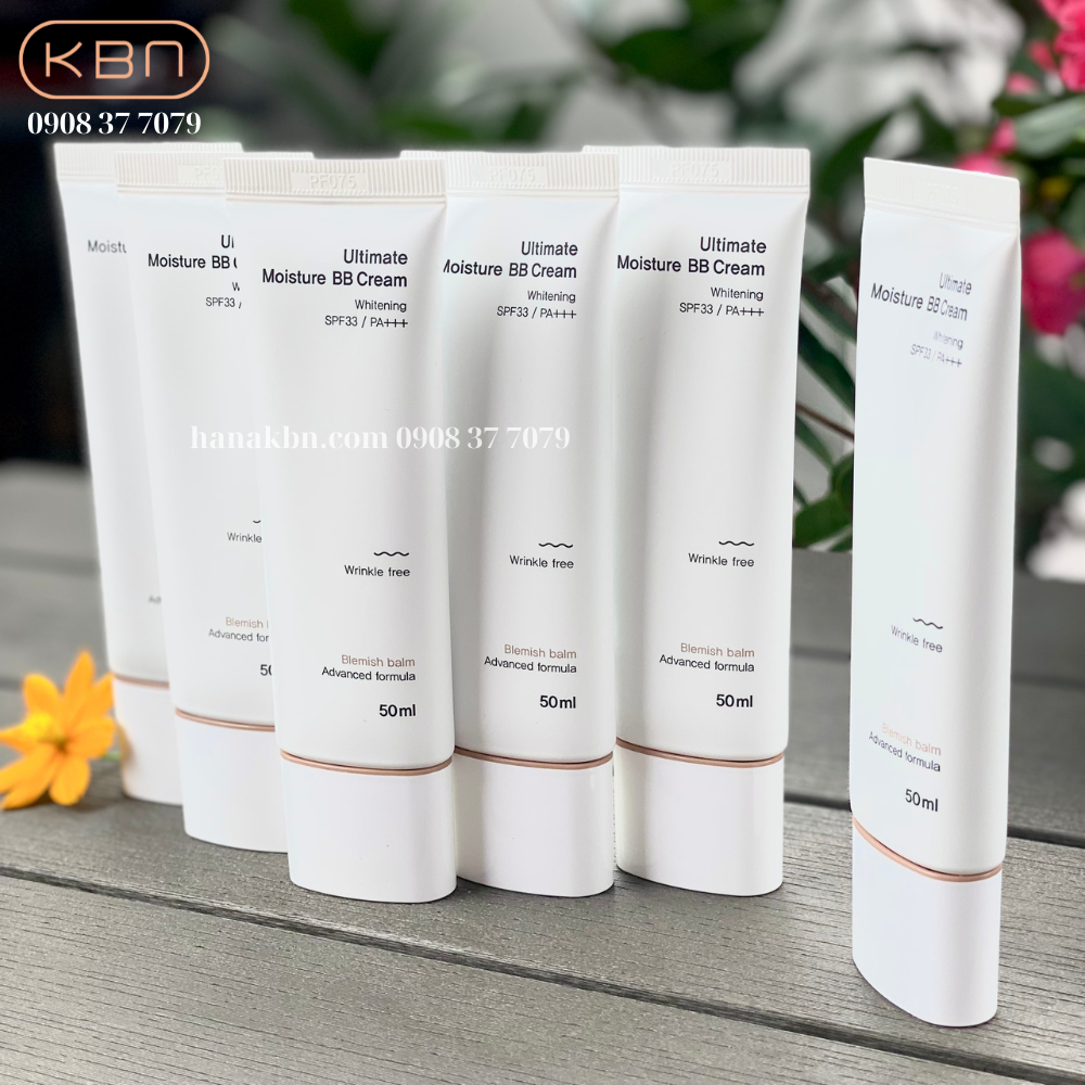 Combo 5 Kem Chống Nắng Dưỡng Trắng Ultimate Moisture BB Cream + Tặng 1 Kem Chống Nắng Ultimate Moisture BB Cream