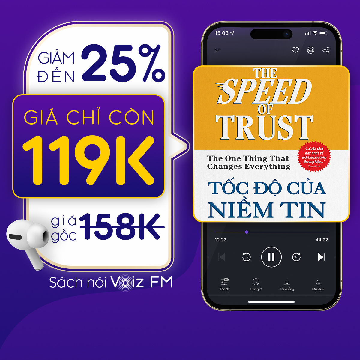 Voiz FM - Voucher nghe Sách Nói