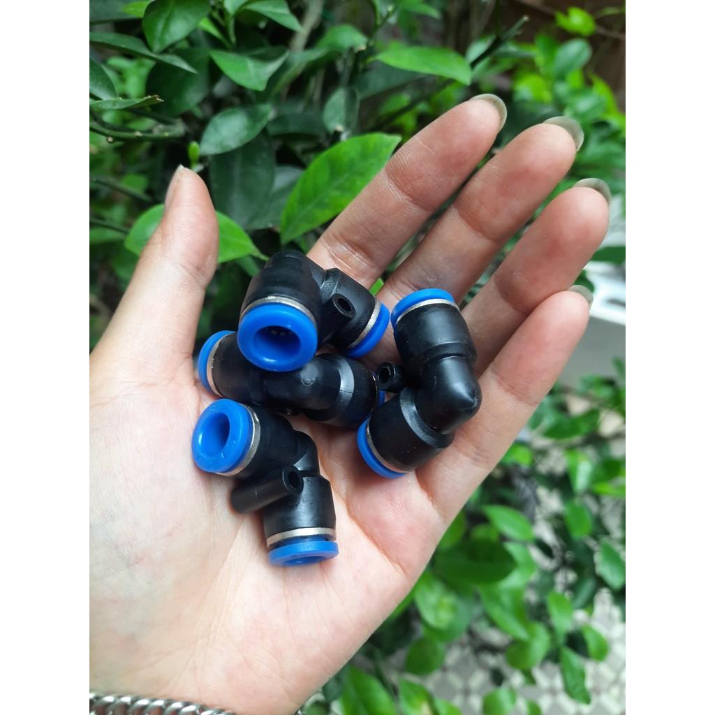 Cut nối góc nối ống phun sương 8mm cho hệ thống phun sương
