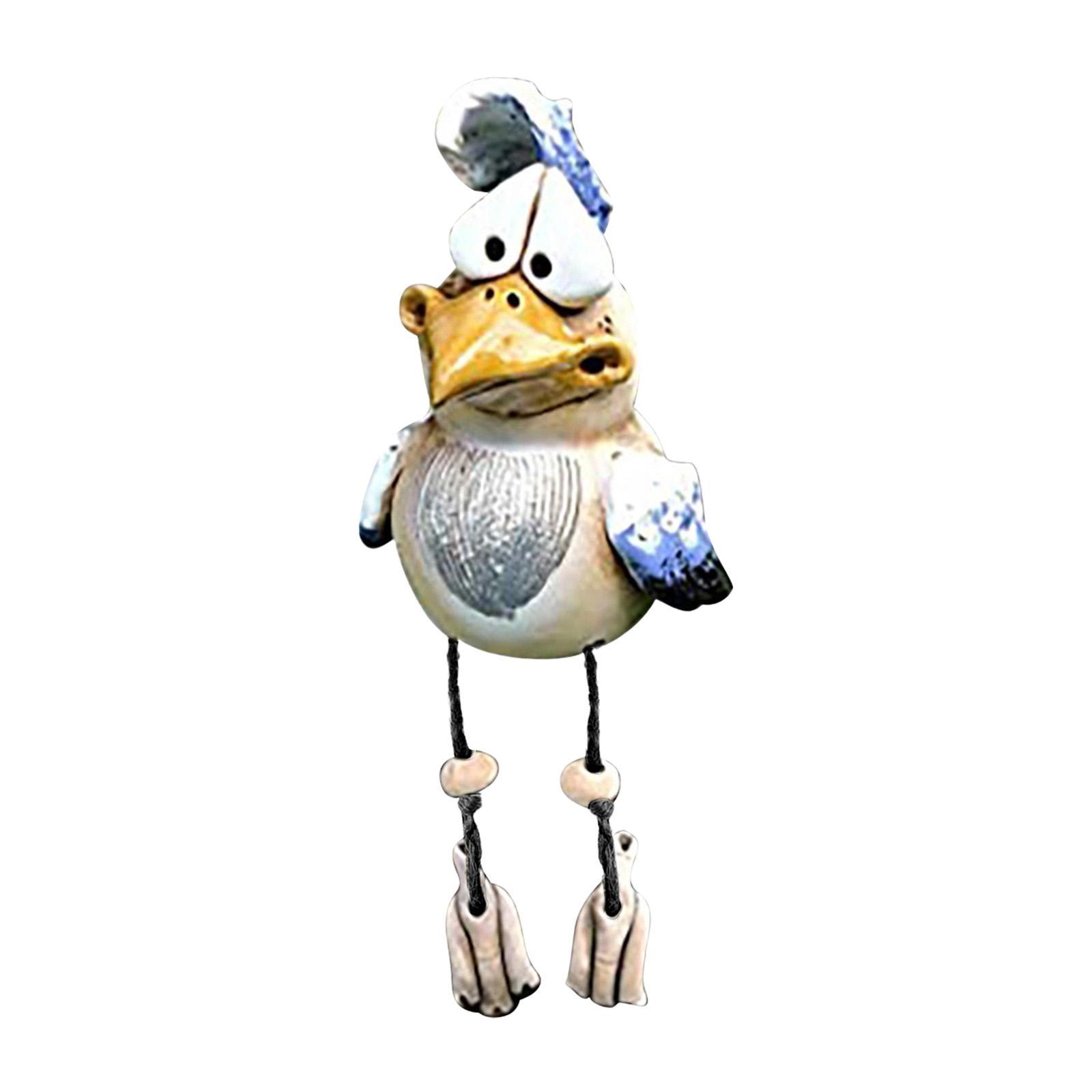 Chicken Statue for Garden Yard Arts Table Centerpiece Fairy Garden Accessories Statue Resin Figurines Sculpture for Halloween Bedroom