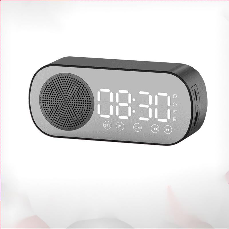 Bộ Loa Bluetooth Không Dây Mini Tích Hợp Đồng Hồ Báo Thức/Đồng Hồ Báo Thức Có Hỗ Trợ Thẻ Nhớ