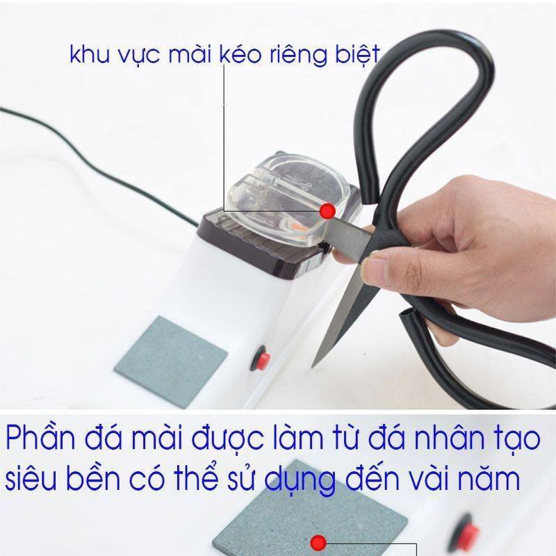 Máy mài dao -Dụng cụ mài dao chạy bằng điện nhỏ gọn tiện lợi mài là sắc