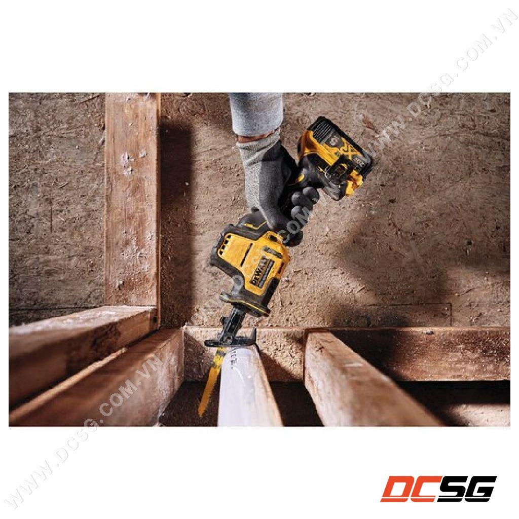 Máy cưa kiếm cầm 1 tay dùng pin 18/ 20Vmax DEWALT DCS369B (thân máy) | DCSG