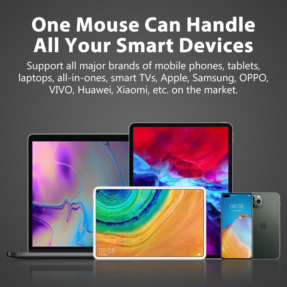 Chuột Bluetooth Không Dây Game Thủ Sạc Kép Chế Độ 4.0 + USB Dành Cho MacBook PC iPad Máy Tính Laptop Phụ Kiện