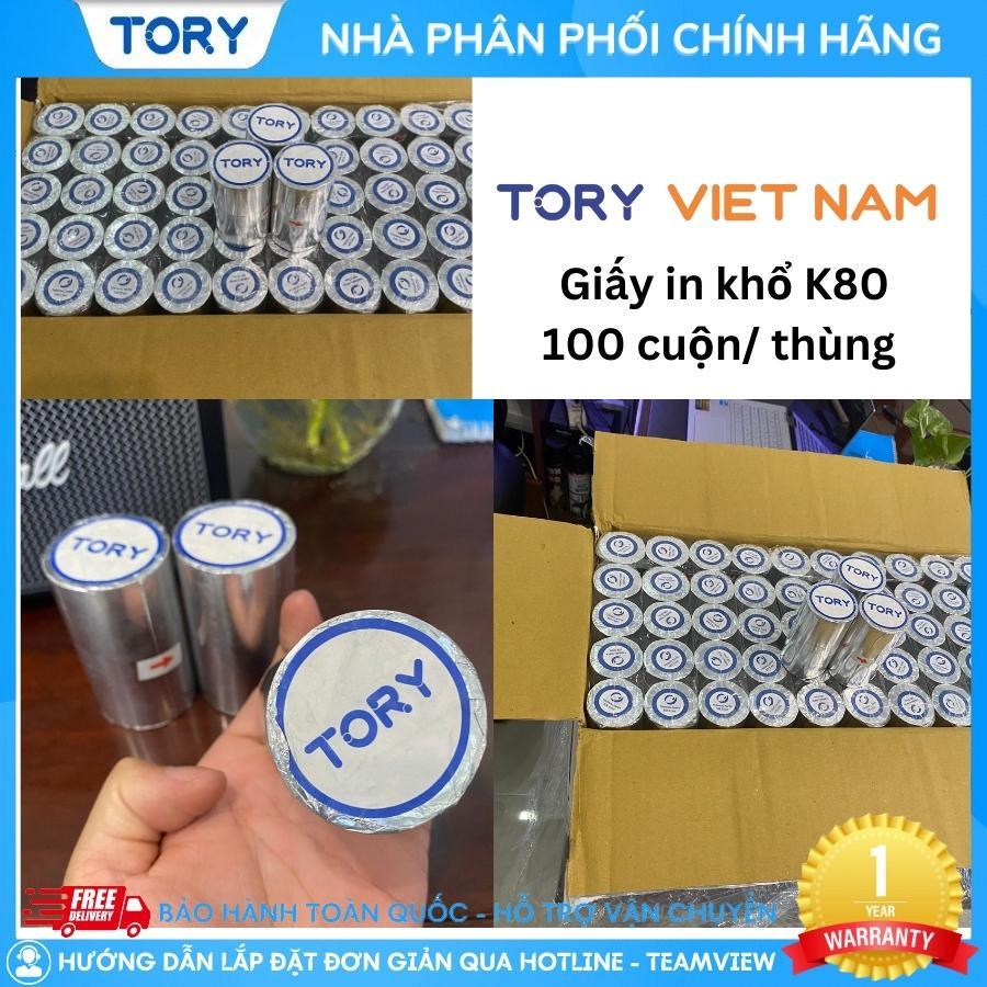 Thùng giấy in bill, giấy in nhiệt, giấy in hoá đơn khổ K80. Giấy in hoá đơn siêu thị, shop quần áo, tiệm cafe size 80mm [HÀNG CHÍNH HÃNG]