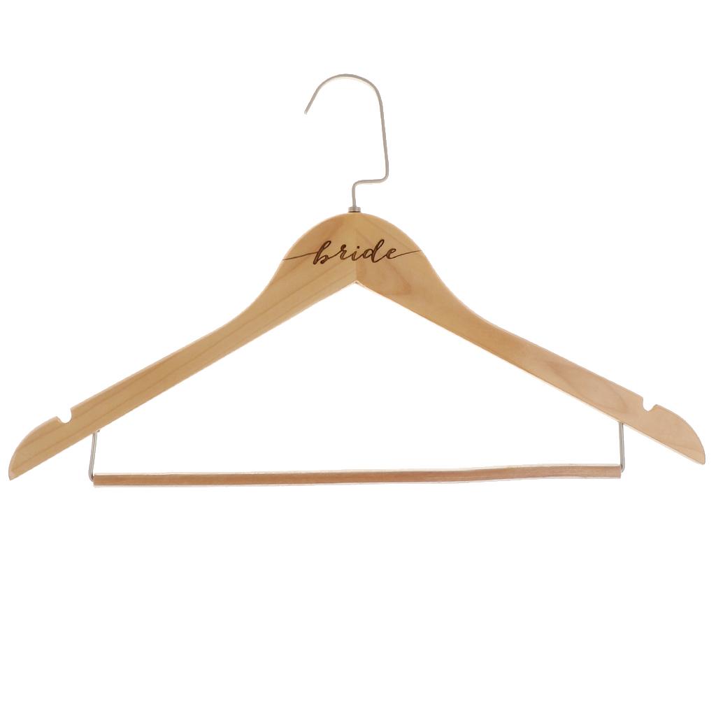 Durable Wooden Clothes Hangers Natural Finish