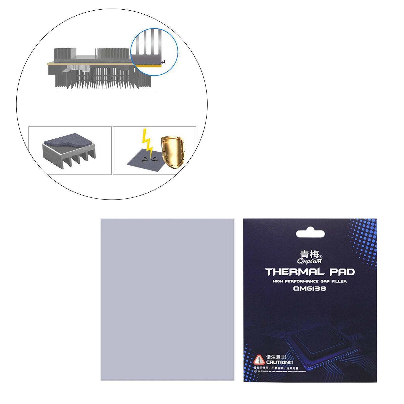 Silicone Thermal Pad 120x120x2.0mm for CPU Coolers GPU/CPU Professional