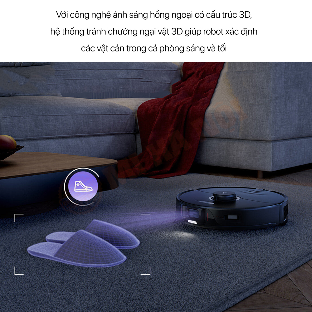 Robot Hút Bụi Lau Nhà XIAOMI Roborock S8 Pro Ultra - 2023 Công Nghệ Lau Rung Chổi Làm Sạch Kép Tự Gom Đổ Rác Bơm Nước Tự Động Tạo Bản Đồ Siêu Nhanh Tự Động Tối Ưu Dọn Dẹp Camera AI Siêu Thông Minh Lực Hút 6000 Pa Công Suất 69 W - Hàng Chính Hãng