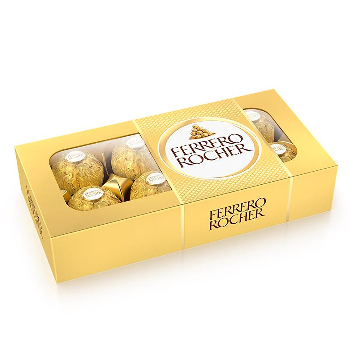 Socola Ferrero Rocher Hộp 8 viên - Hộp giấy 100g