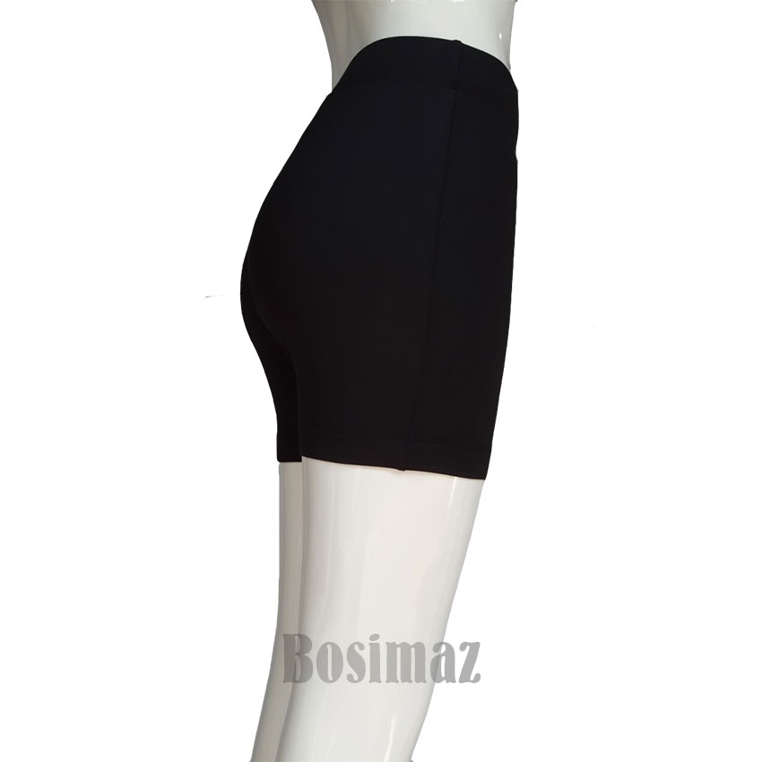 Quần Legging Nữ Bosimaz MS341 đùi không túi màu đen cao cấp, thun co giãn 4 chiều, vải đẹp dày, thoáng mát không xù lông.