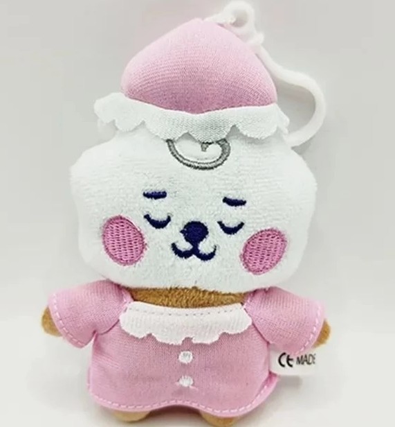 Móc khóa nhồi bông BT21 ngái ngủ đáng yêu