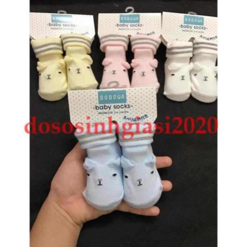 Set 3 đôi vớ sơ sinh baby 0-6 tháng cho be