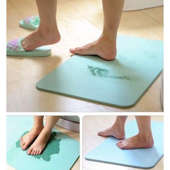 Thảm đá Nhật lau chân Siêu Thấm Hút để nhà tắm