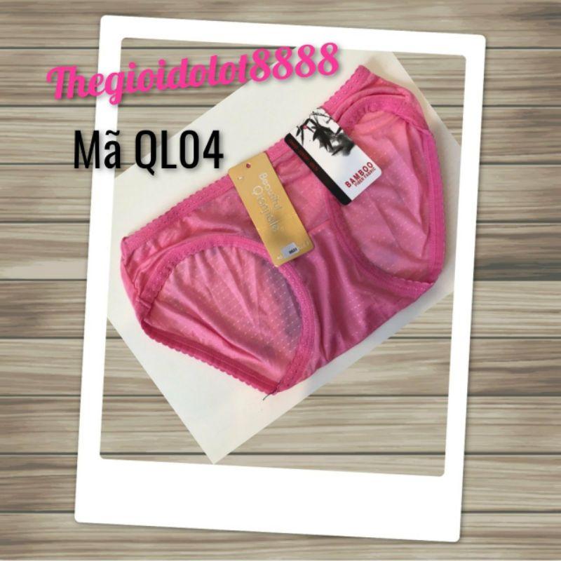Quần lót ren chất liệu cotton co giãn tốt mã đặt hàng QL04