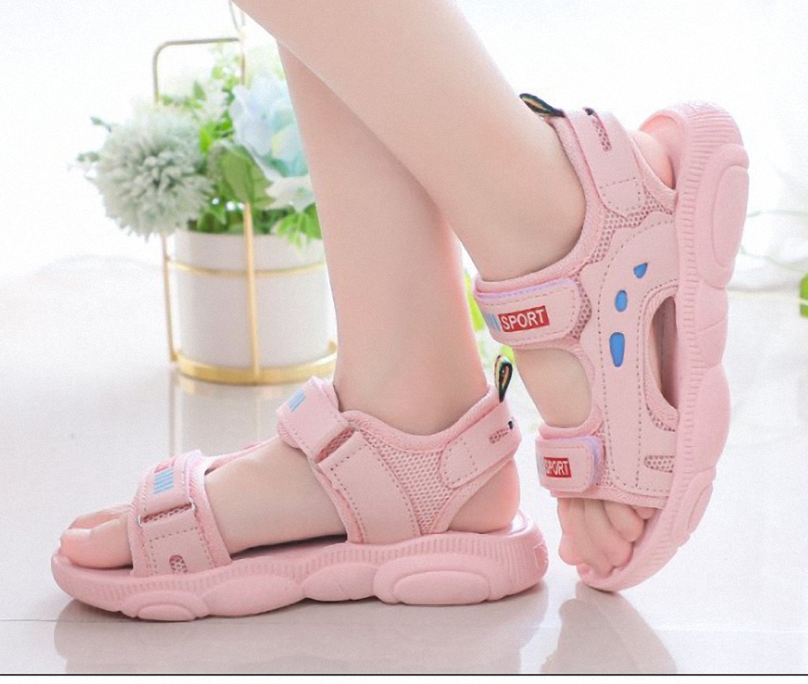 Dép sandal bé gái êm chân đi học , đi chơi xinh xắn ( mẫu mới ) HT224