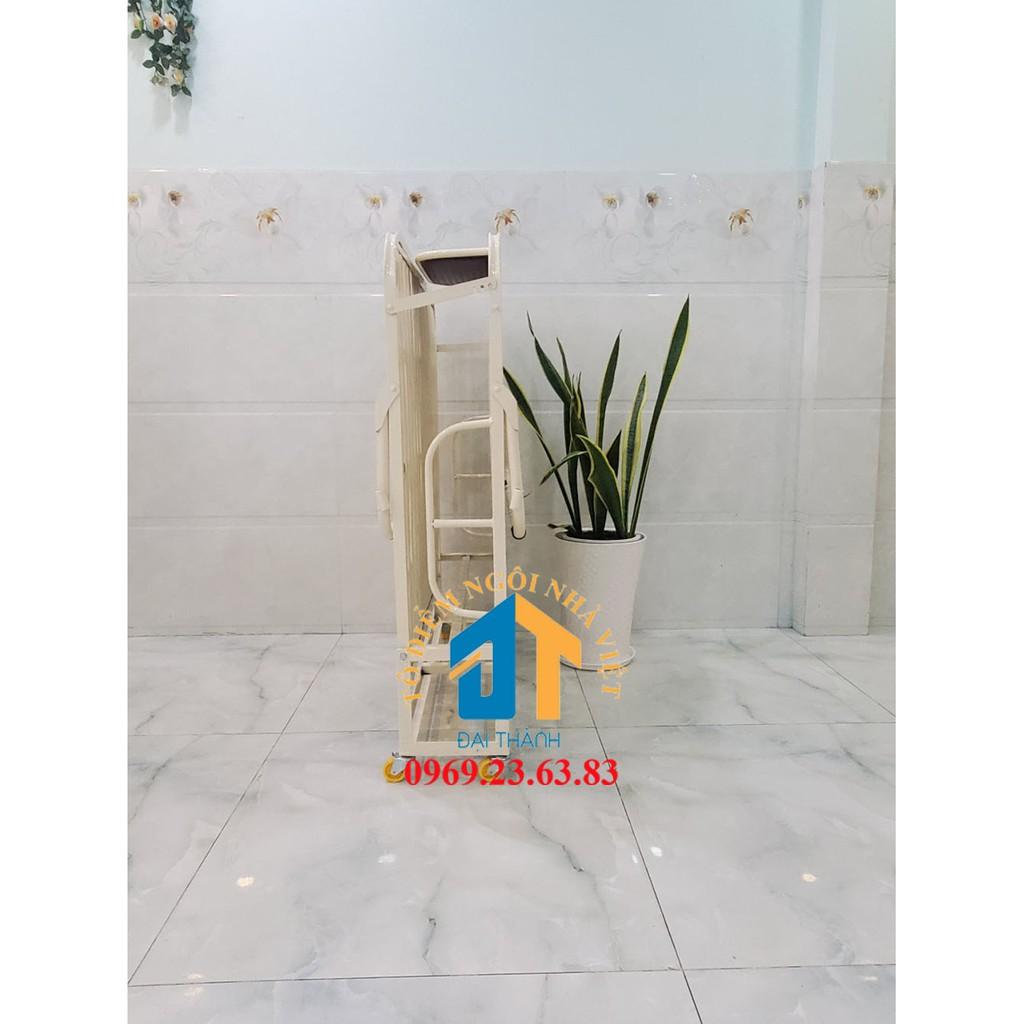 Giường sắt xếp di động mẫu mới kích thước 90cm và 1m2