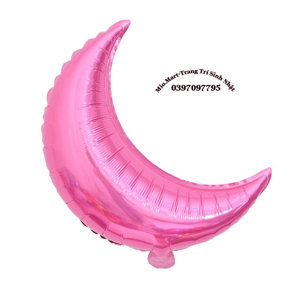 Sỉ Bán Bóng Bay Hình mặt Trăng 70Cm Trang Trí Tiệc Sinh Nhật BB11