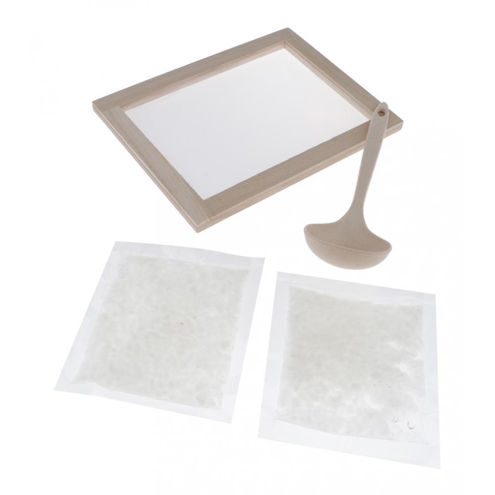 Giấy Gỗ Làm Khuôn Mẫu Khung Màn Hình Cho Tự Làm Giấy Thủ Công 25X19 Cm