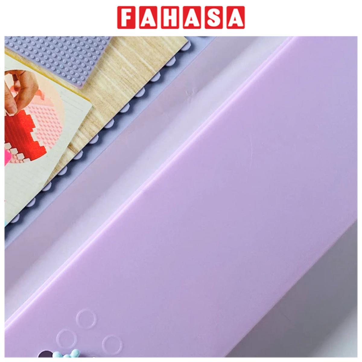 Hộp Đựng Bút Trang Trí - Kèm Charm Tone Pastel - Sworld IP4441-PK - Pink