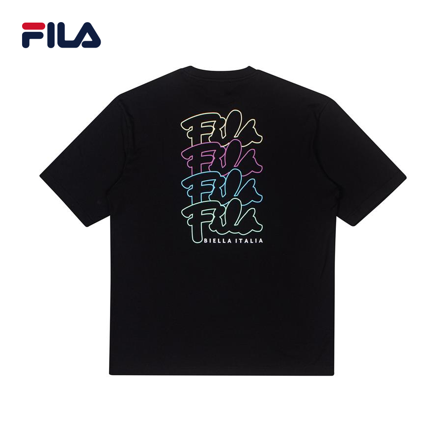 Áo thun tay ngắn thời trang unisex Fila SHORT SLEEVE TEE - FW2RSE3011M-BLK