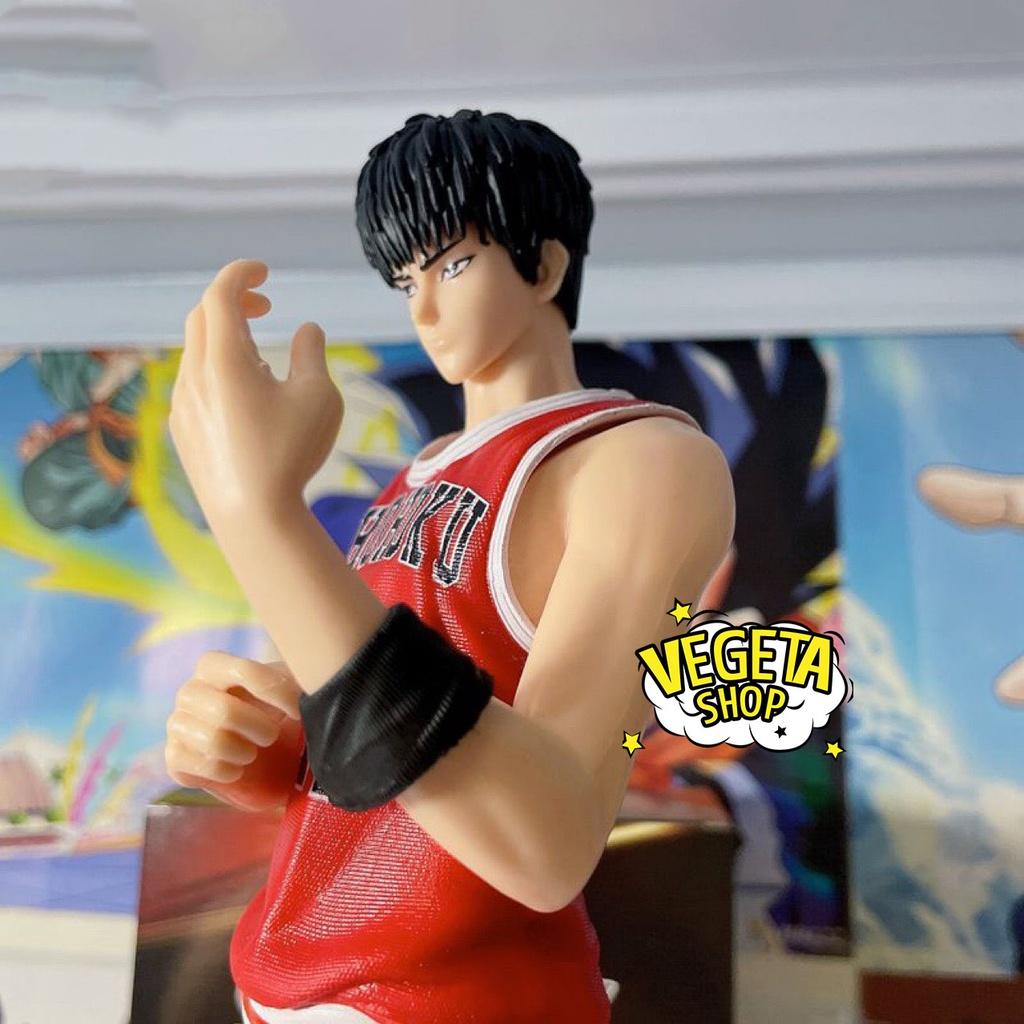 Mô hình Slam Dunk - Mô hình nhân vật Rukawa Kaede Anime Slam Dunk - Đồng phục Shohoku - Full box - Cao 31cm