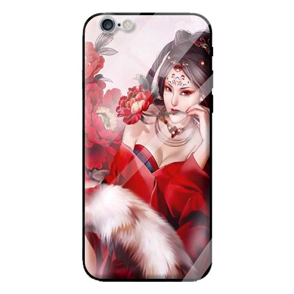 Hình ảnh Ốp kính cho iPhone 6 Plus mẫu HỒ LY GIRL 1 - Hàng chính hãng