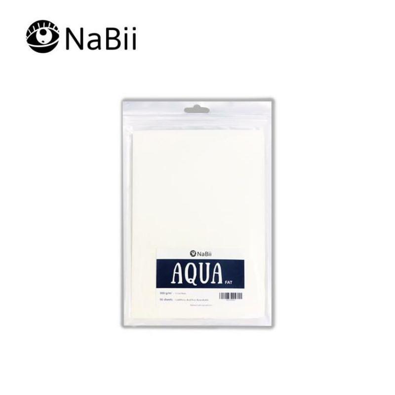 GIẤY VẼ MÀU NƯỚC NABii AQUA FAT 300GSM TỆP 16 TỜ