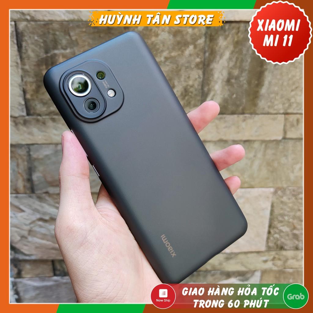 Ốp lưng mi 11 mi 11 ultra dẻo nhựa siêu mỏng giấy chống bám vân tay bảo vệ camera phụ kiện huỳnh tân store.