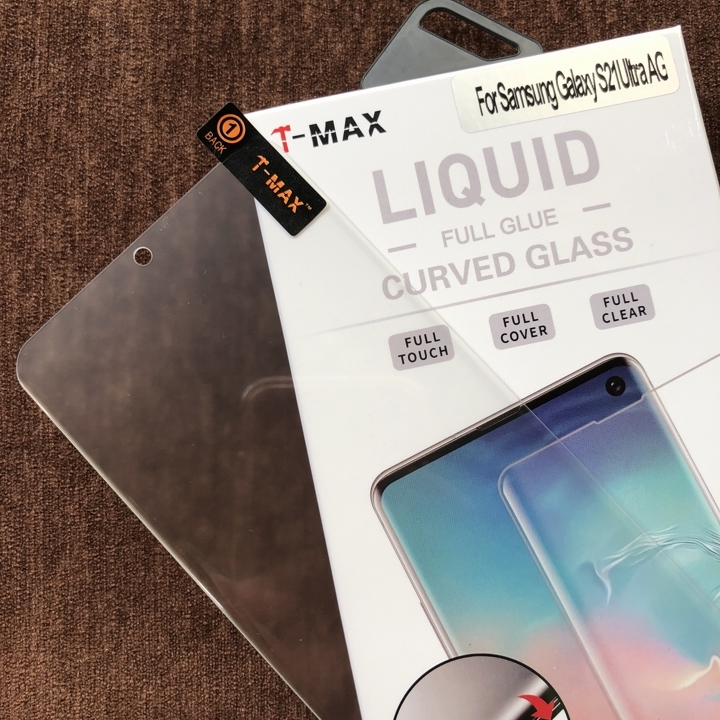 Cường lực full nhám cho Samsung S21 Ultra UV T-Max - Hàng nhập khẩu