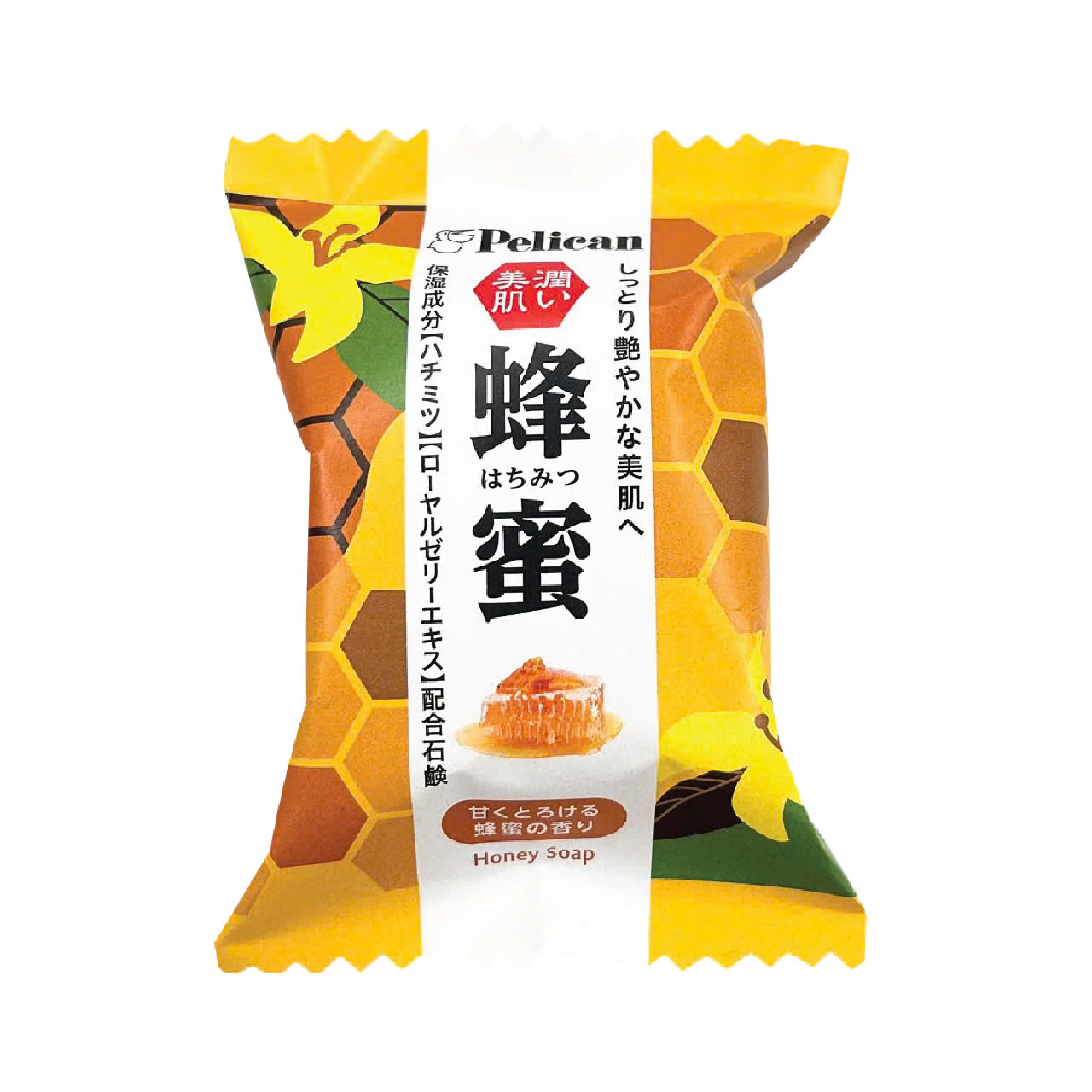 Xà Phòng Tắm Pelican Chiết Xuất Từ Mật Ong Family Soap Honey (80G)
