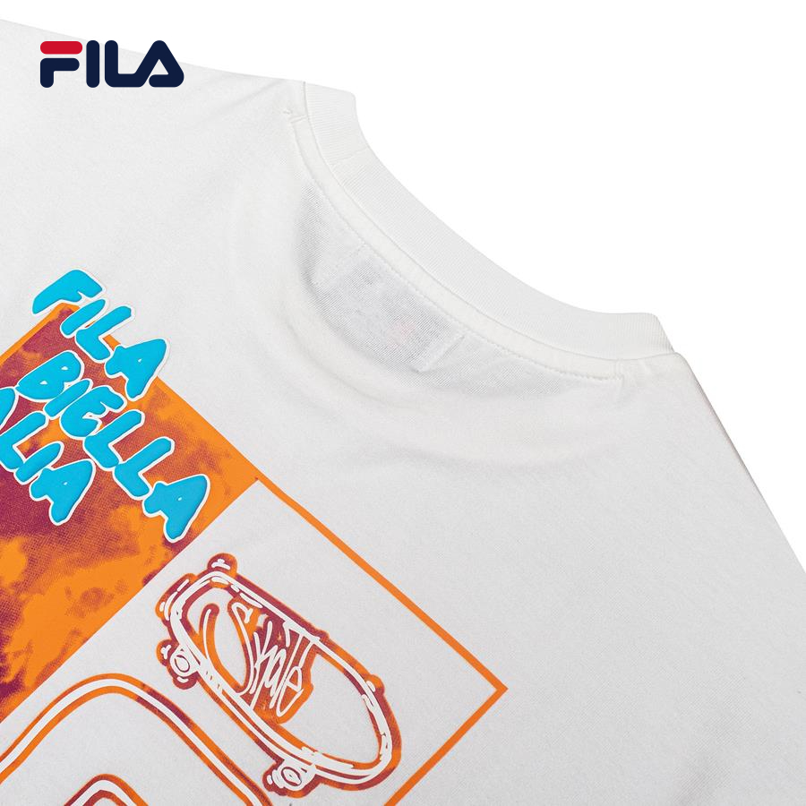 Áo thun tay ngắn thời trang unisex Fila SHORT SLEEVE TEE - FW2RSE4034X-WHI