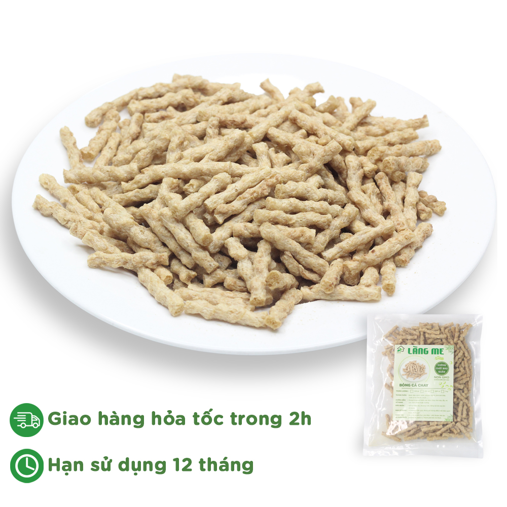 Bóng Cá Chay Loại Ngon ( Thùng 10 kg ), Thực Phẩm Chay Ngon Thành Phần Tự Nhiên Không Chất Bảo Quản Không Biến Đổi Gen Sườn Non Chay Làng Me