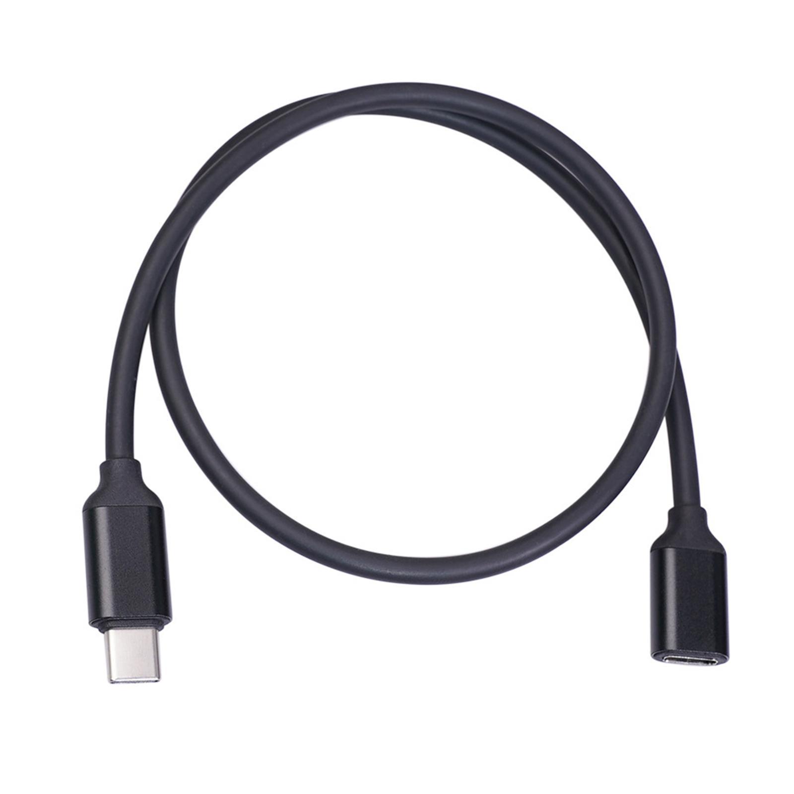 PD 60W Type-C Mây sang nữ Cáp mở rộng 3A 20V Nguồn điện USB 0,5/1/1,5m dây sạc dây mở rộng Màu kết nối: 1,5m