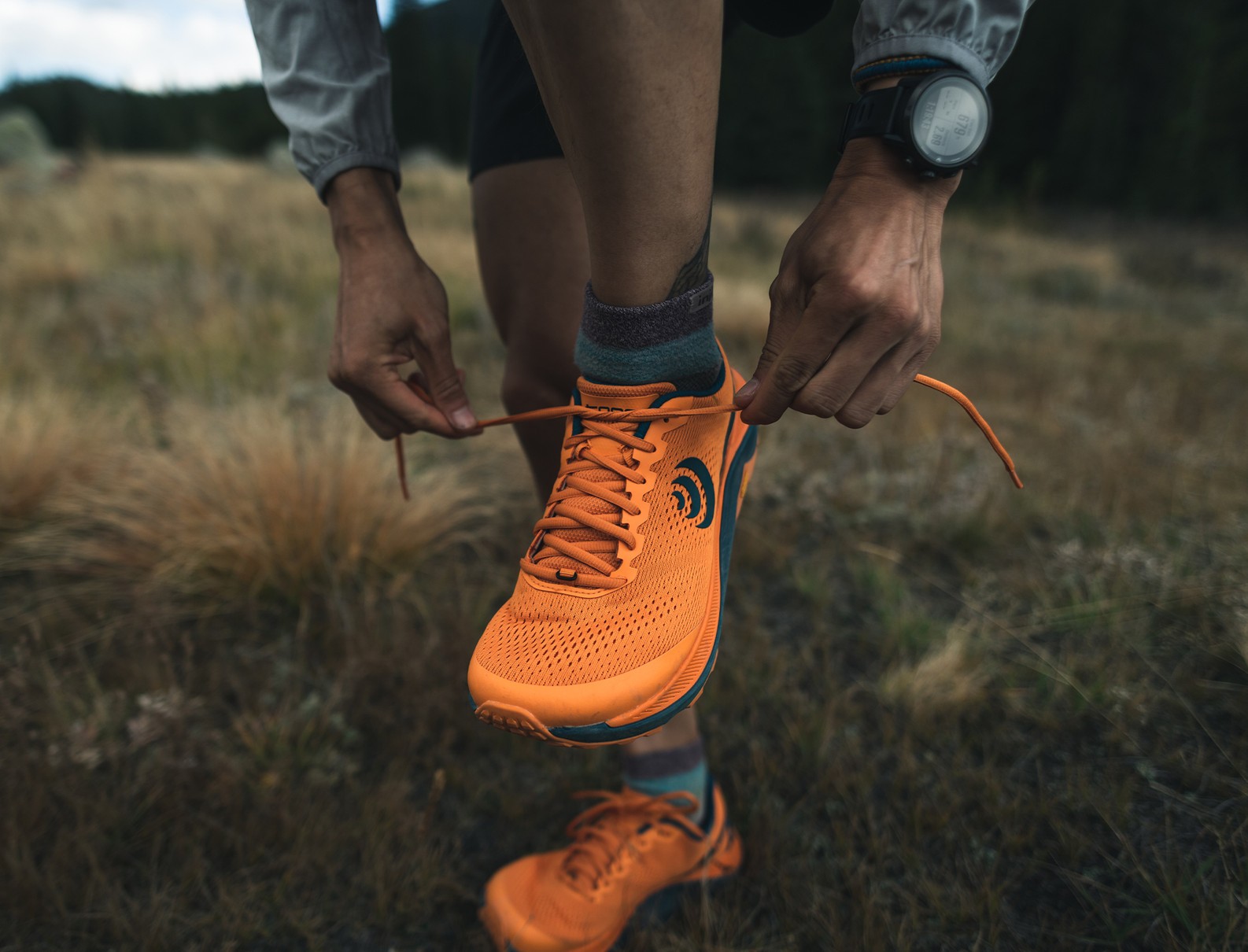 GIÀY CHẠY TRAIL TOPO ATHLETICS ULTRAVENTURE 3 - ORANGE/NAVY